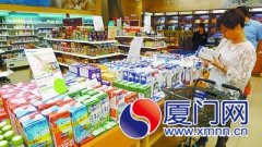 进口液态奶“占领”厦门超市 价格向国产奶靠拢