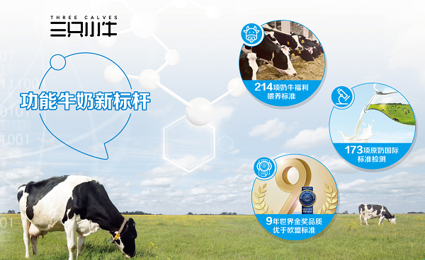 《2022科学饮奶趋势洞察报告》发布，三只小牛树立功能牛奶新标杆