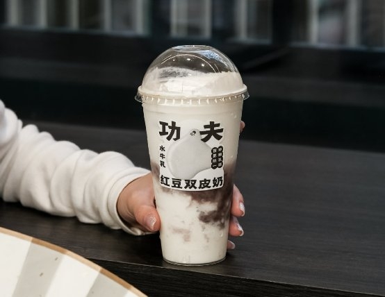 喜茶上新水牛乳双拼波波，带来全新真牛乳风味(图3)