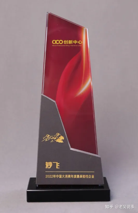 2023中国大消费CXO盛典落幕，妙飞荣获“中国大消费最具韧性企业”奖(图1)